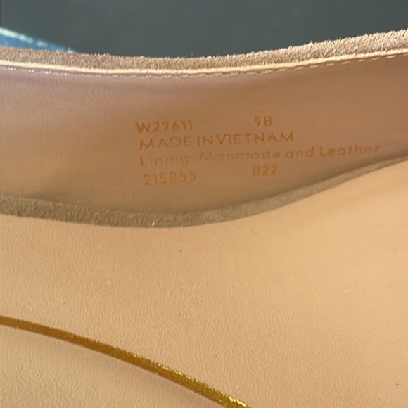 COLE HAAN Drado Platform Peep Toe Pump Light Whiskey Suede Women’s Size 9 - Picture 5 of 11